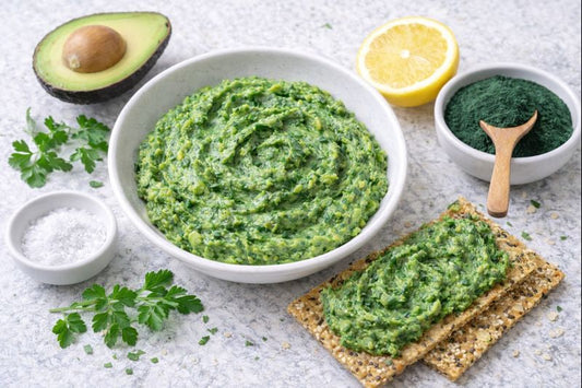 Avocado–Spirulina Spread