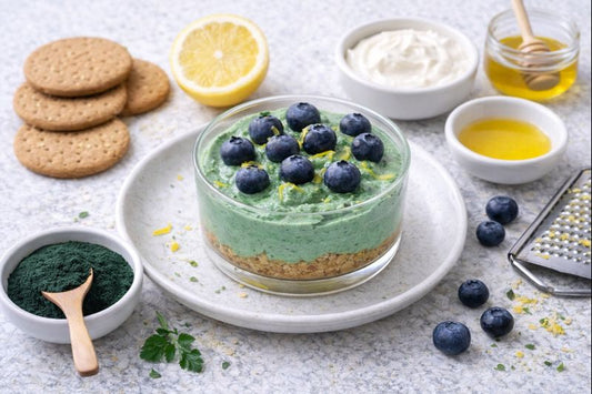 No-Bake Spirulina Cheesecake (Mini)
