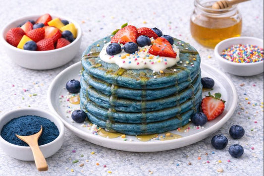 Blauwe “Unicorn” Pannenkoekjes voor Kids