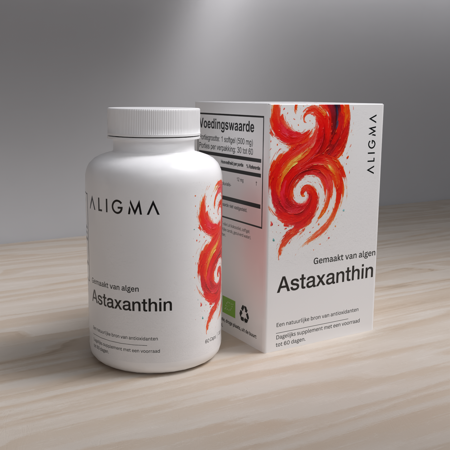 [PRE-ORDER] Asthaxhanthin Softgel Capsules 60 stuks 500mg