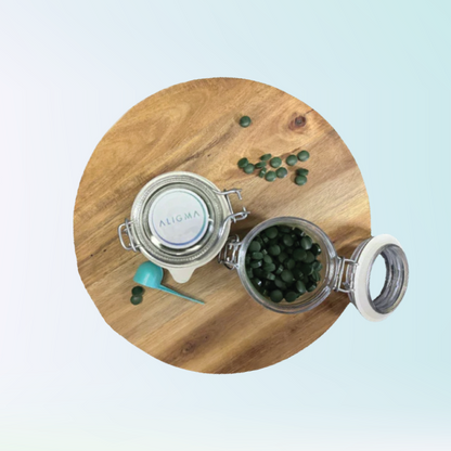 Biologische Spirulina Cadeau (250 gram + 250 tabletten)