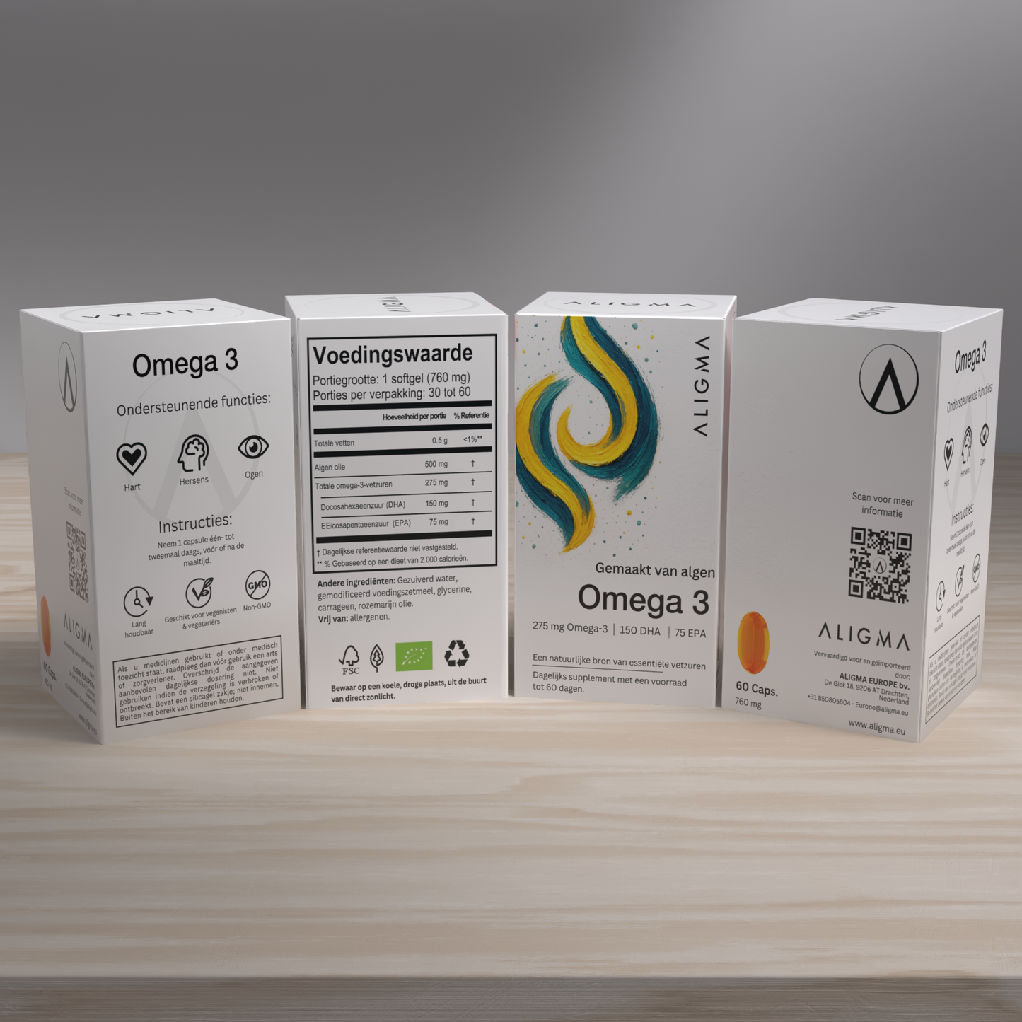 [PRE-ORDER] Omega 3 Softgel Capsules 60 stuks 760mg