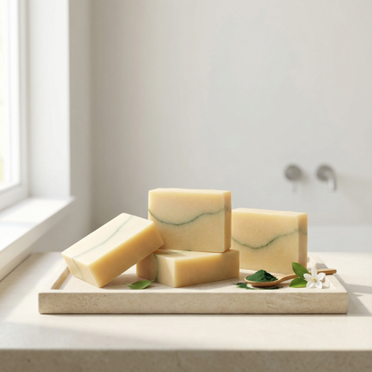 Lentezeep met Biologische Spirulina poeder