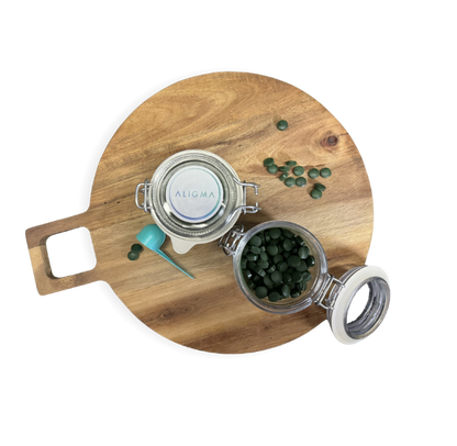 Biologische Spirulina Cadeau (250 gram + 250 tabletten)