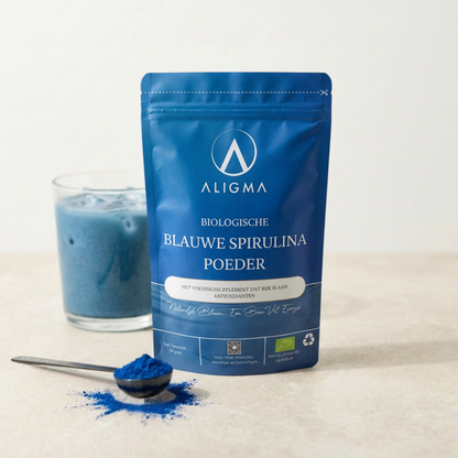 Biologische Blauwe Spirulina poeder 75 gram