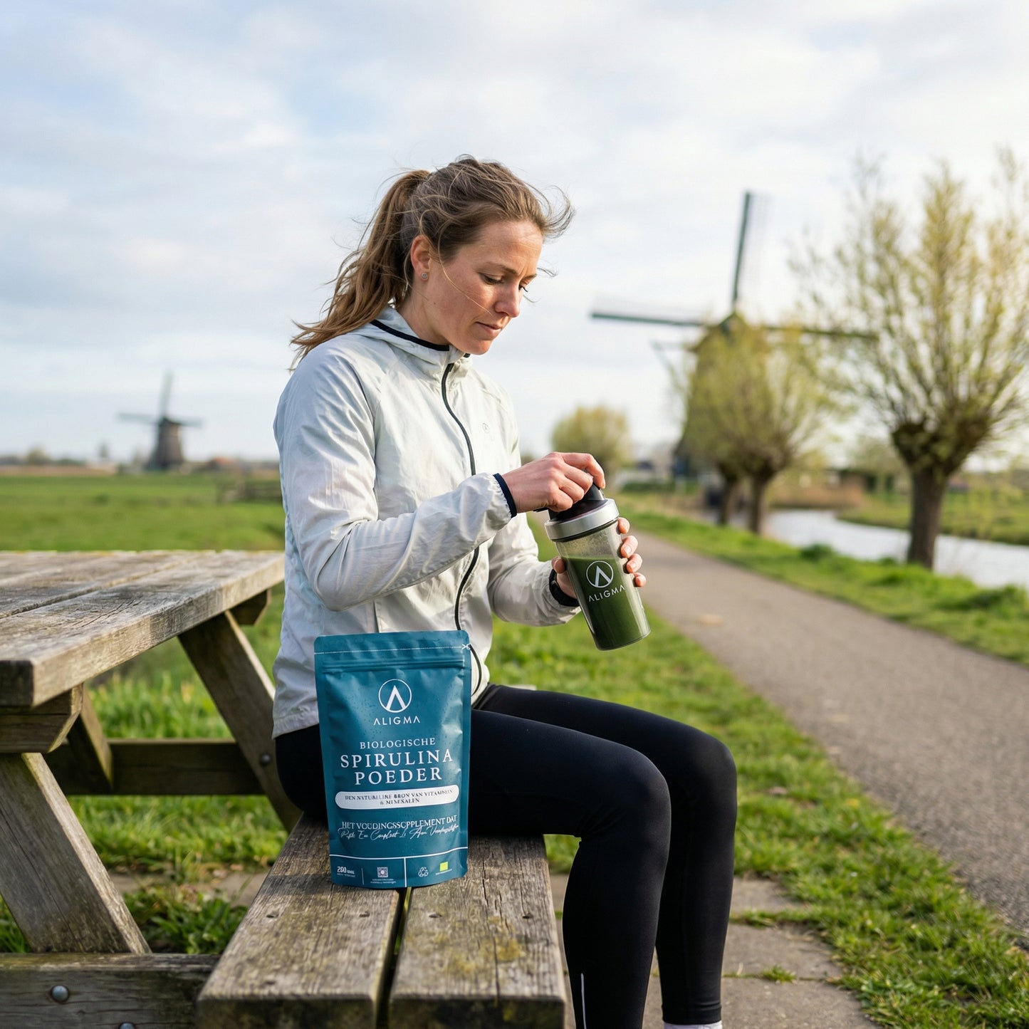 Biologisches Spirulina-Pulver