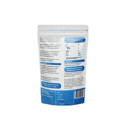 Biologische Blauwe Spirulina poeder superfood 75 gram